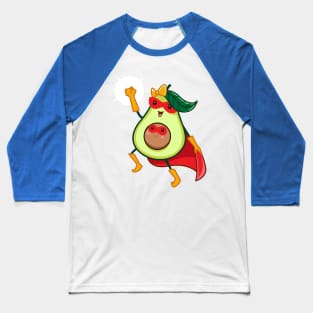 avocado super hero mum Baseball T-Shirt